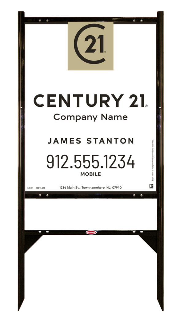 Gibraltar Frame Unit 30X24 Aluminum Agent Office - Century 21 | Lowen Sign