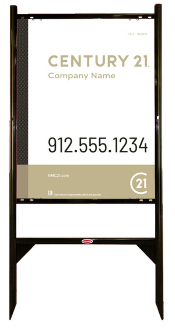 Gibraltar Frame Unit 30X24 Aluminum Standard Black - Century 21 | Lowen Sign