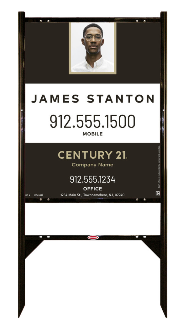 Gibraltar Frame Unit 30X24 Aluminum Composite Agent Photo Property - Century 21 | Lowen Sign