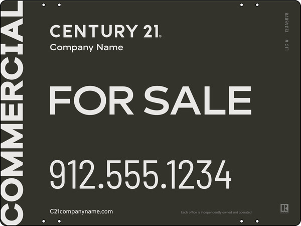 Century 21 Commercial Office Panel 18X24 Aluminum - C21 | Lowen Sign