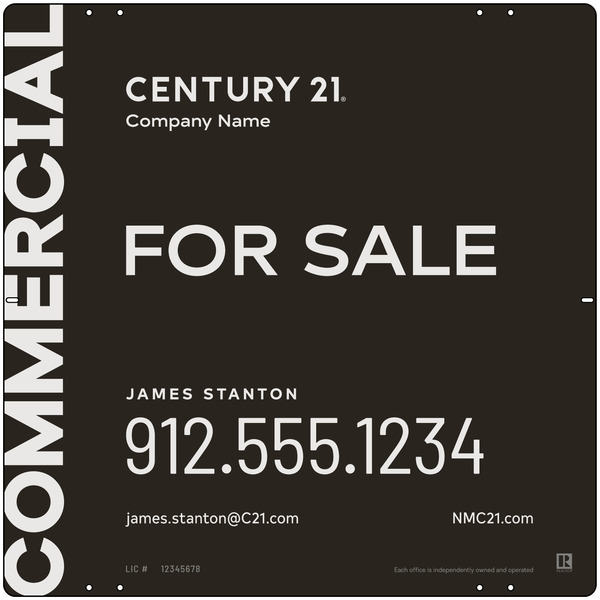 Reflective Panel 24X24 Aluminum Composite Commercial Listing - Century 21 | Lowen Sign
