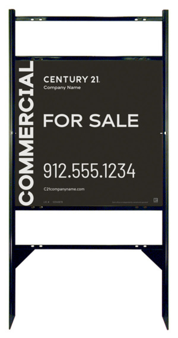 Thor Frame Unit 24X24 Aluminum Black  - Century 21 | Lowen Sign