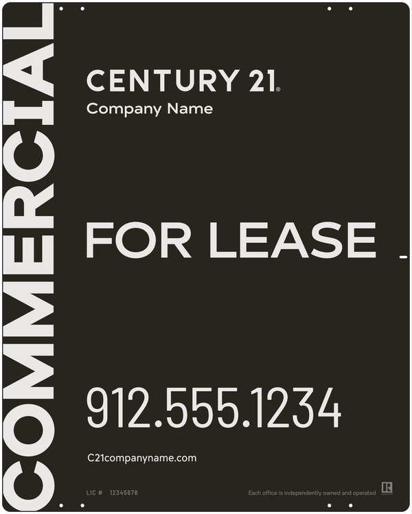 Reflective Panel 30X24 Aluminum Composite Commercial Office - Century 21 | Lowen Sign
