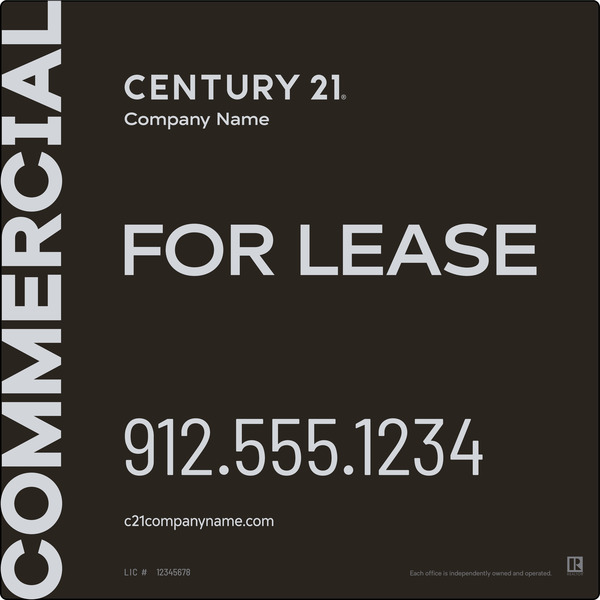 Century 21 Commercial Alumalite Panel 48X48 Df - C21 | Lowen Sign
