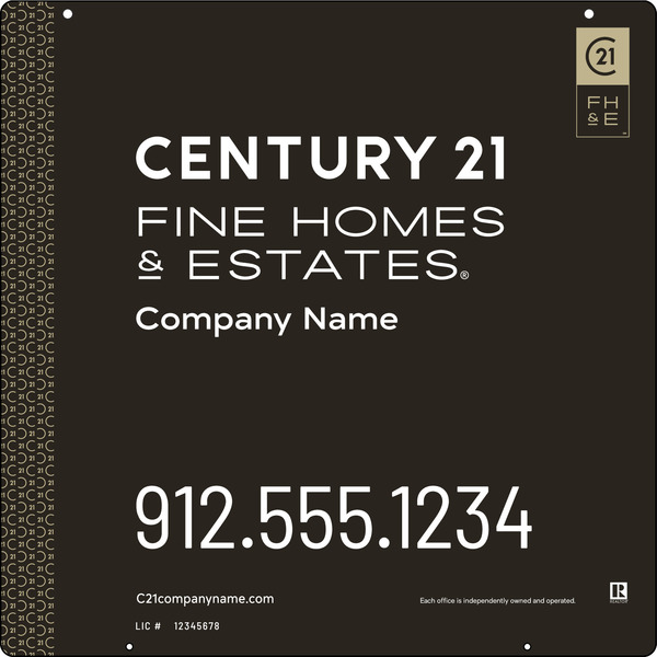 Aluminum Hanging Panel 24X24 Df - Century 21 | Lowen Sign