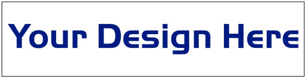 Independent Commercial Sign Panel, DF, 12"h x 48"w, 3mm Aluminum Composite