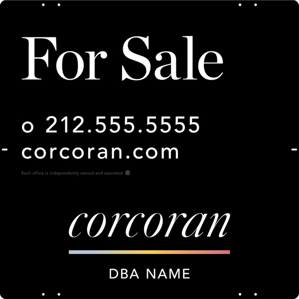 Office Sign Panel, 24"H X 24"W, .040 Alumium