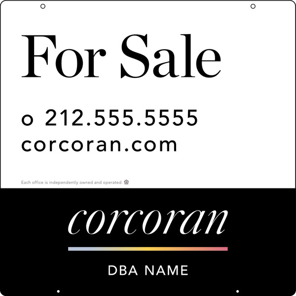 Office Hanging Sign Panel, 24"H X 24"W, 3mm Aluminum Composite