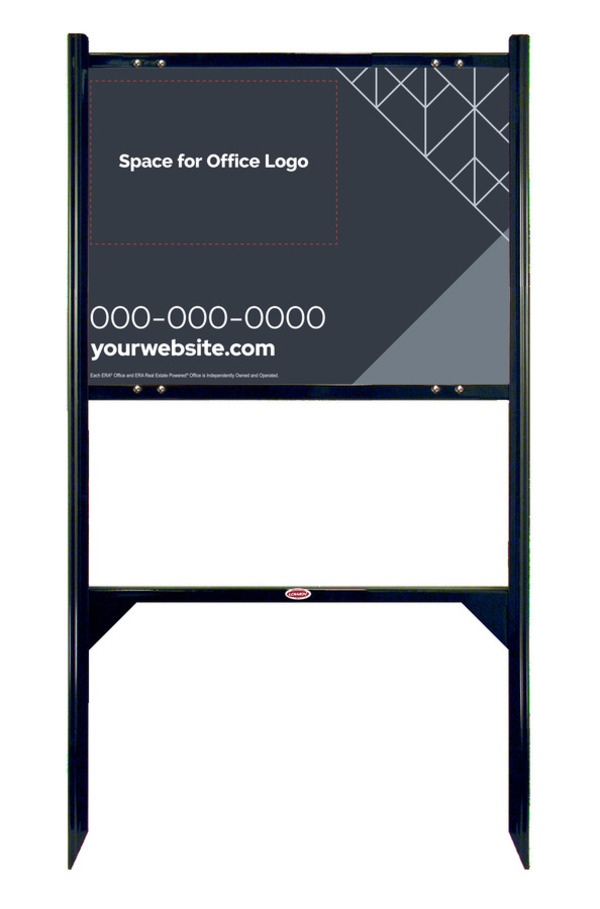 Angle Iron Frame And Office Sign Panel Unit, 18"H X 24"W, Steel