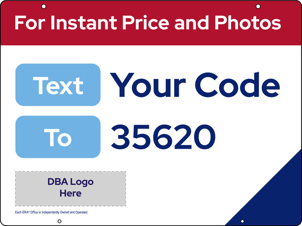 Hanging For Instant Price Sign Panel, 18"H X 24"W, Steel