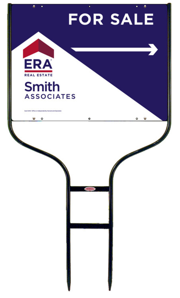 For Sale Round Rod Sign Frame And Panel Unit, 24 GA Steel 18"H X 24"W