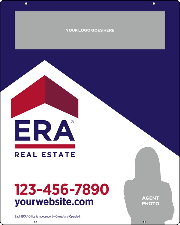 ERA&reg; Team Logo - Photo Hanging Sign Panel, 30"h x 24"w, Steel