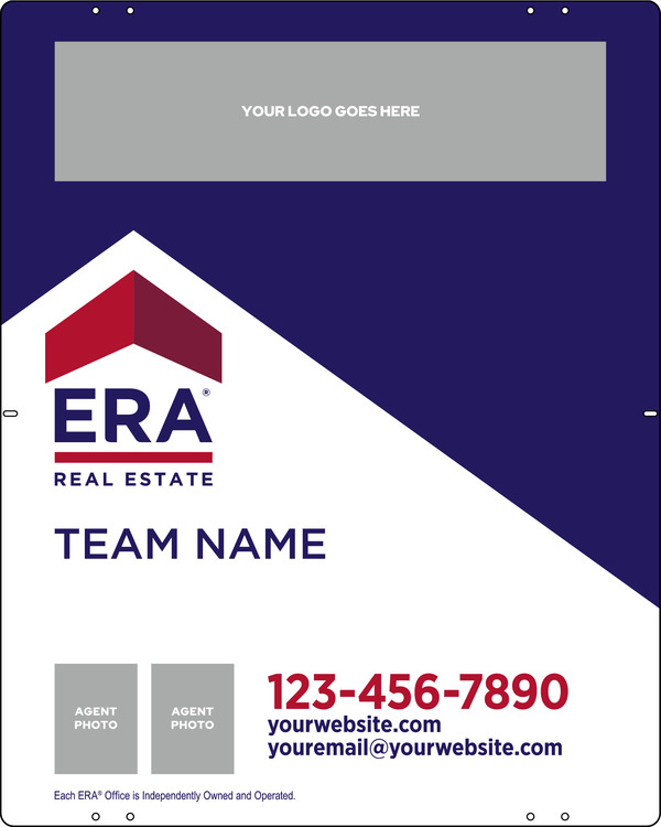ERA&reg; Team Logo - Photo Sign Panel, 30"h x 24"w, Steel