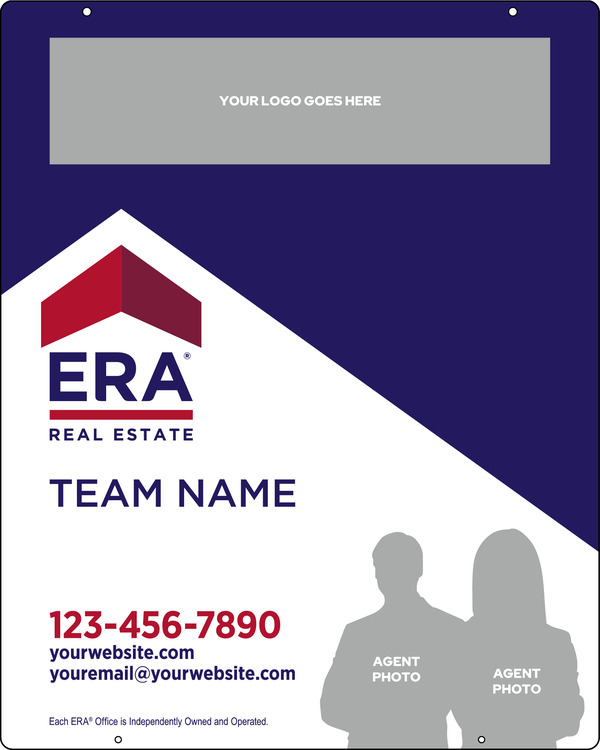 ERA&reg; Team Logo - Photo Hanging Sign Panel, 30"h x 24"w, Steel