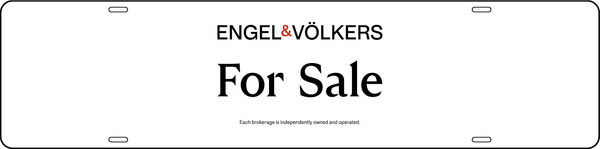 Engel & Volkers Reflective For Sale Sign Rider, 6"h x 24"w, Steel