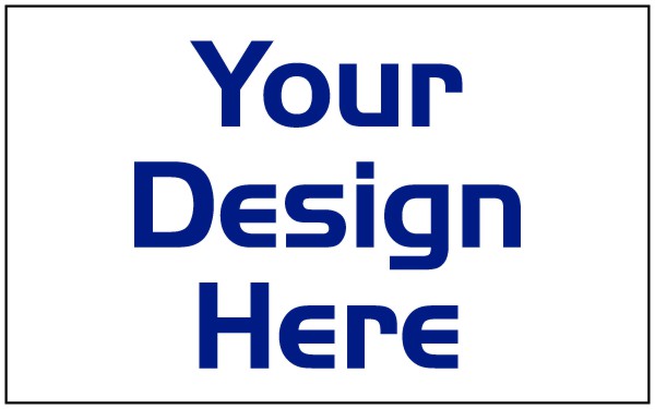 Independent real estate magnet sign for vehicle advertising, 10"h x 16"w