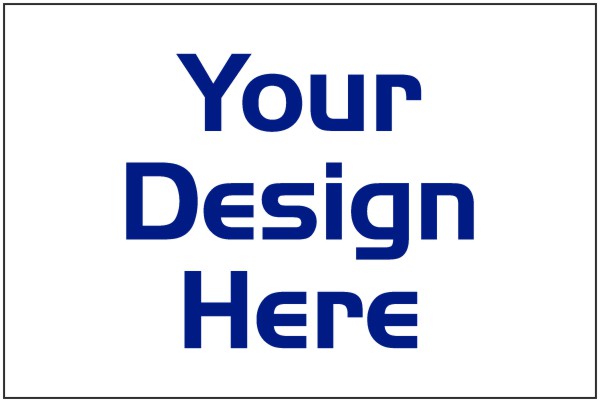 Independent Real Estate Sign Panel with vertical flutes printed on two sides, 4mm Corrugated Plastic 12"h x 18"w