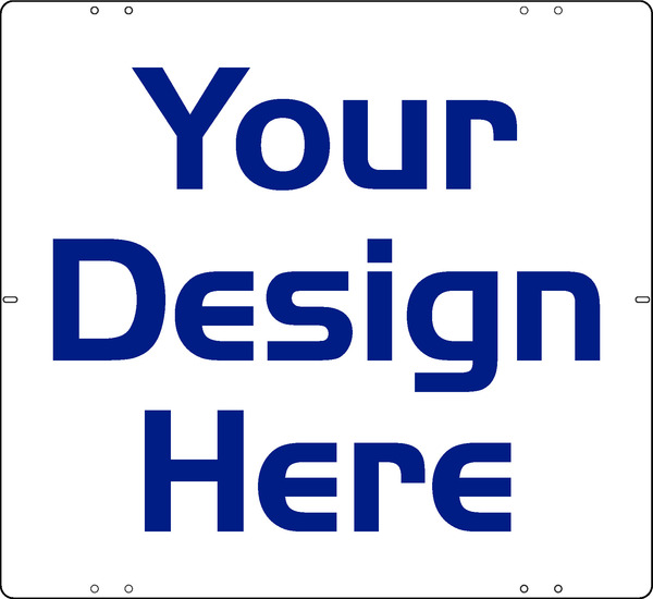 Independent Sign Panel, 22"h x 24"w, Steel