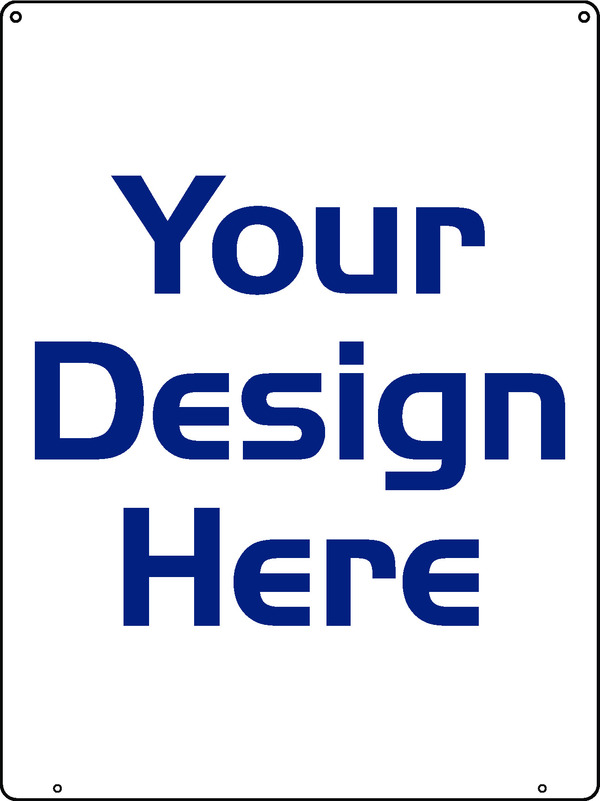 Independent Hanging Sign Panel, 24"h x 18"w, Steel