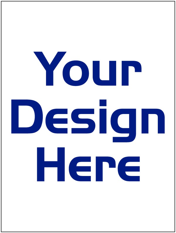 Independent Real Estate Sign Panel with vertical flutes printed on two sides, 4mm Corrugated Plastic 24"h x 18"w