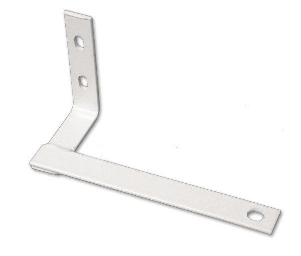 Independent Real Estate Sign Hardware White Yard Box Bracket for Aluminum Sign Post