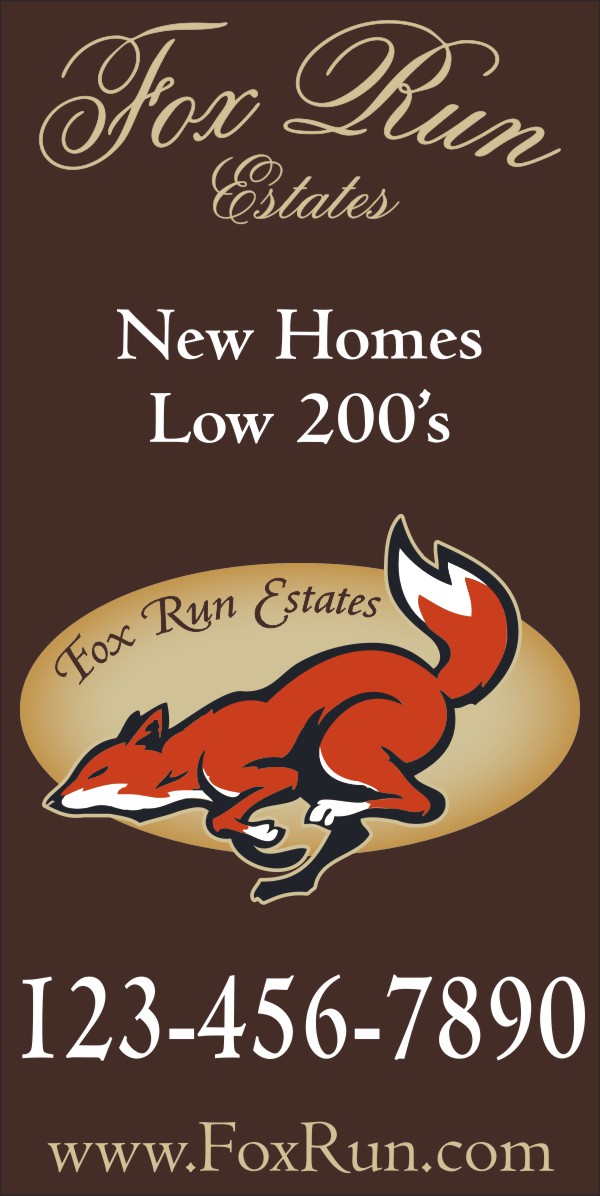 Job Site and Builders Site Sign Panel, Aluminum Composite, Single Face, 96"h x 48"w