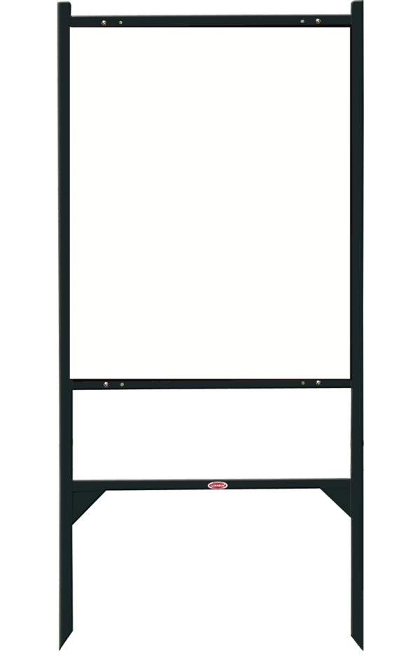 Keller Williams angle iron sign frame, 30"h x 24"w - Black