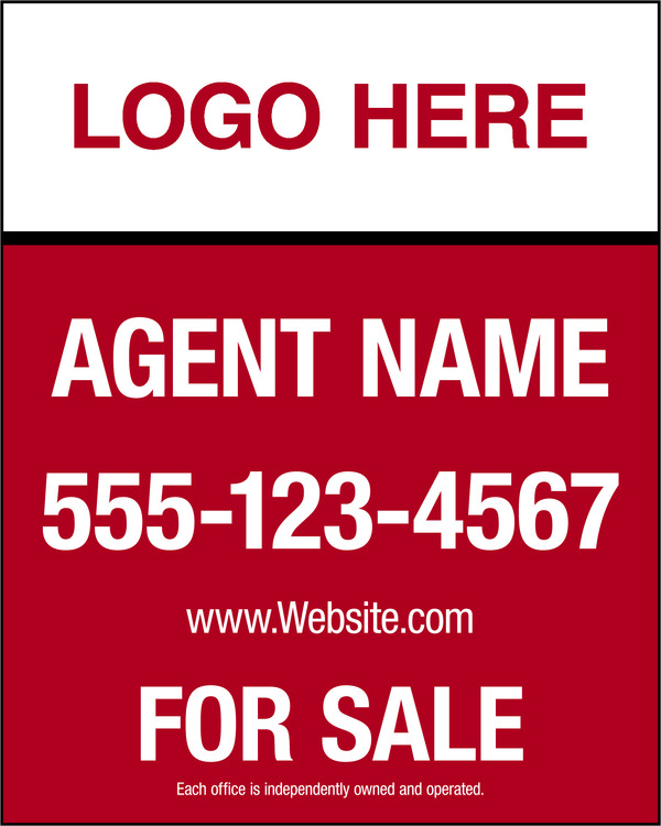 Reflective Hanging Sign Panel, 24 GA Steel 30"H X 24"W