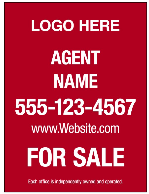 Sign Panel, 24 GA Steel 24"H X 18"W