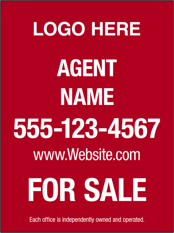 Reflective Sign Panel, 24 GA Steel 24"H X 18"W