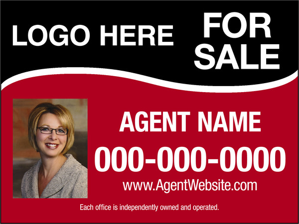 Reflective Hanging Photo Sign Panel, 24 GA Steel 18"H X 24"W