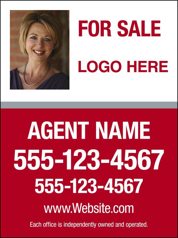 Reflective Hanging Photo Sign Panel, 24 GA Steel 24"H X 18"W