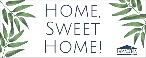 Lamacchia Agents Home, Sweet Home Hanging Sign Riders, 12"h x 30"w, 3mm Aluminum Composite