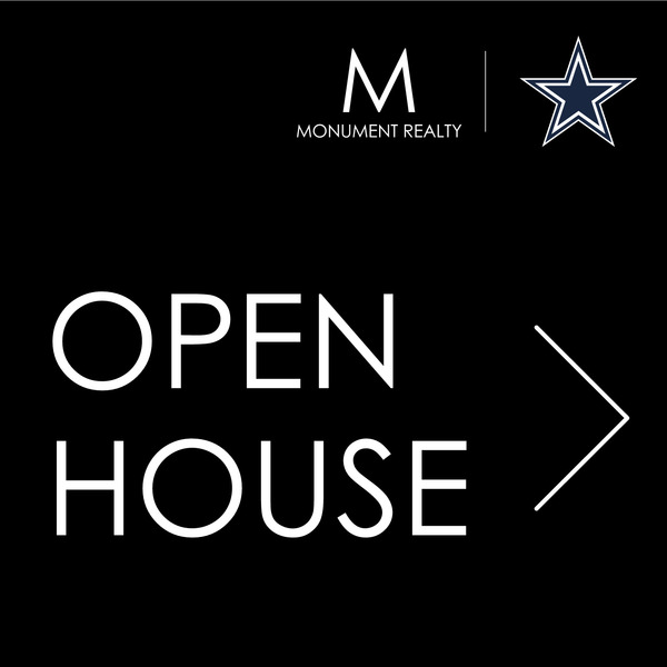 Monument Realty Directional Open House w/ Star Sign Panel, 18h x 24w, 4mm Corrugated Plastic