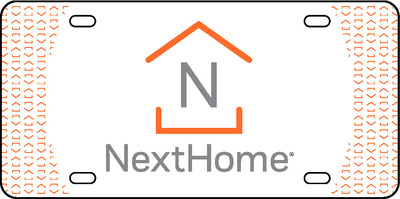 NextHome License Plate, 6"h x 12"w, Steel