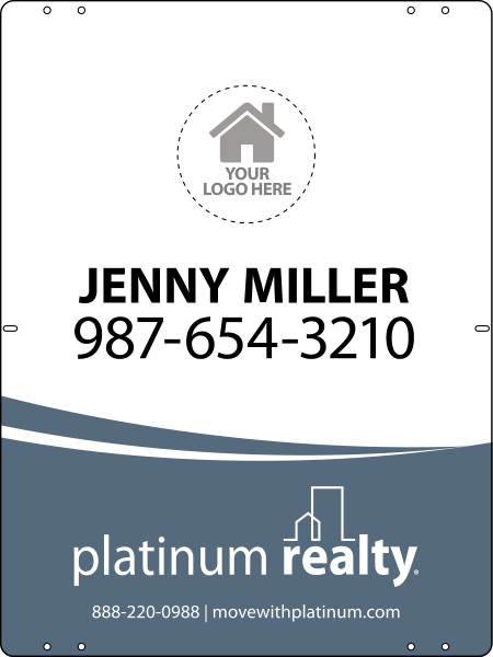 Team Logo Sign Panel, 24"H X 18"W, Steel