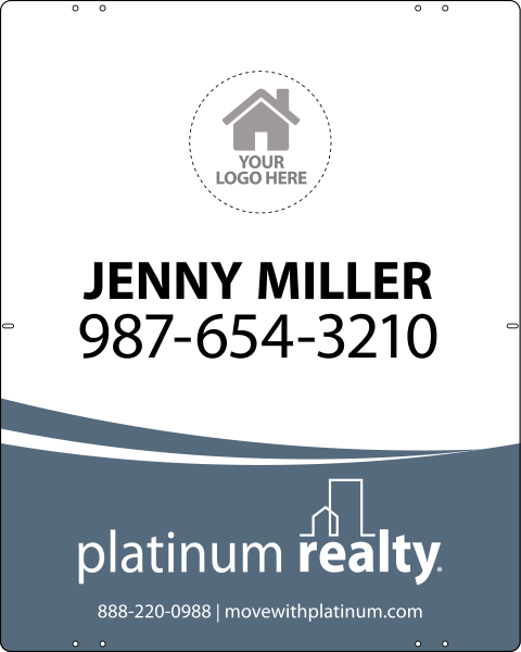 Team Logo Sign Panel, 24"H X 24"W, Steel