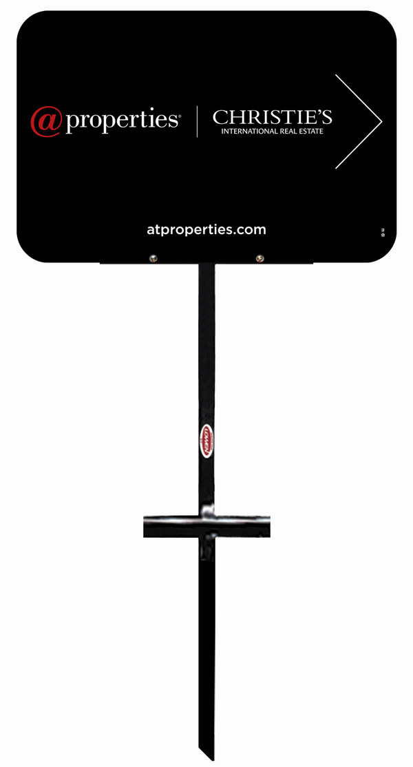 @properties T-Stake and Office Sign Panel Unit, 12"h x 18"w, 3MM Aluminum Composite