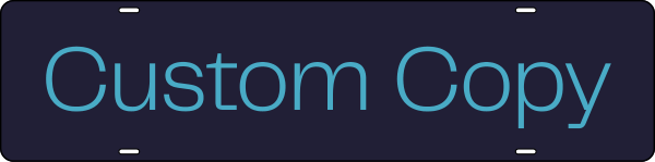 Custom Sign Riders, 6"H X 24"W, 3mm Aluminum Composite