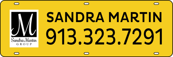 ReeceNichols logo sign rider, 24ga steel 6"h x 18"w