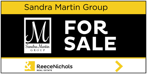 ReeceNichols Logo for sale sign panel, 4mm corrugated plastic, 12"h x 24"w