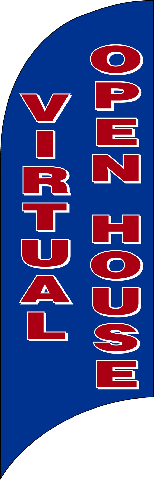 Independent Virtual Open House Feather Flag only, 7-foot