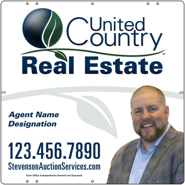 United Country Real Estate Photo Sign Panel, 24"h x 24"w, Steel