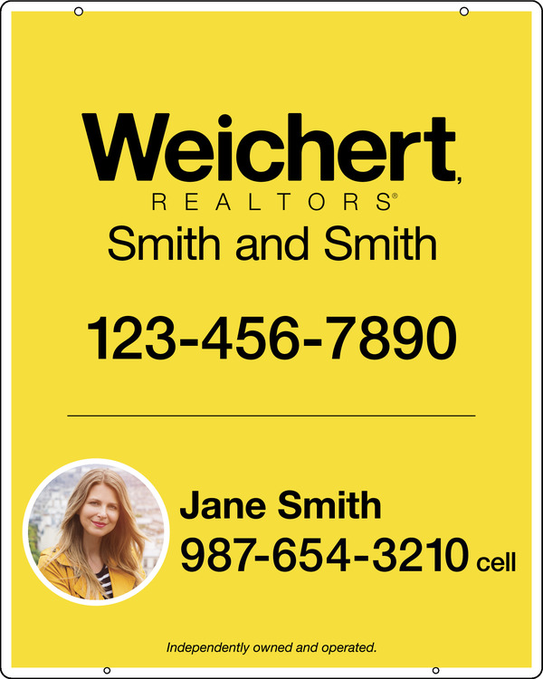 Hanging Photo Sign Panel, 30"H X 24".150W Poly