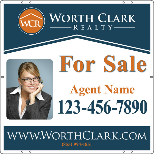 Photo Sign Panel, 24"H X 24"W, Steel