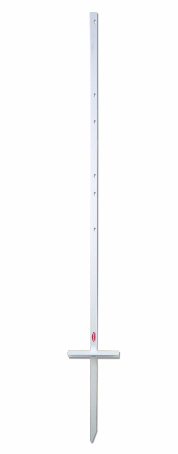 Independent real estate angle iron sign stake, 48" white