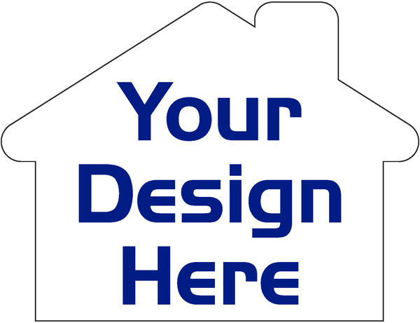 Real Estate House Panel, 4mm Corrugated Plastic 18h x 24w