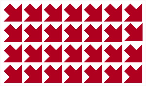 real estate vinyl arrow decal, 4h x 5w