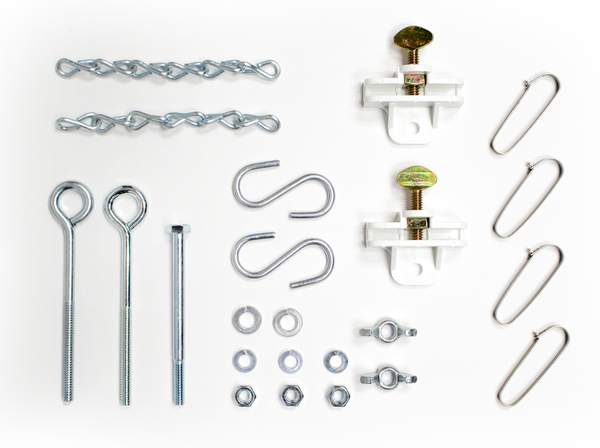 Hardware Kit for White Aluminum Sign Post