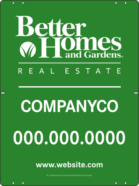 sign panel, 24 GA steel 24h x 18w